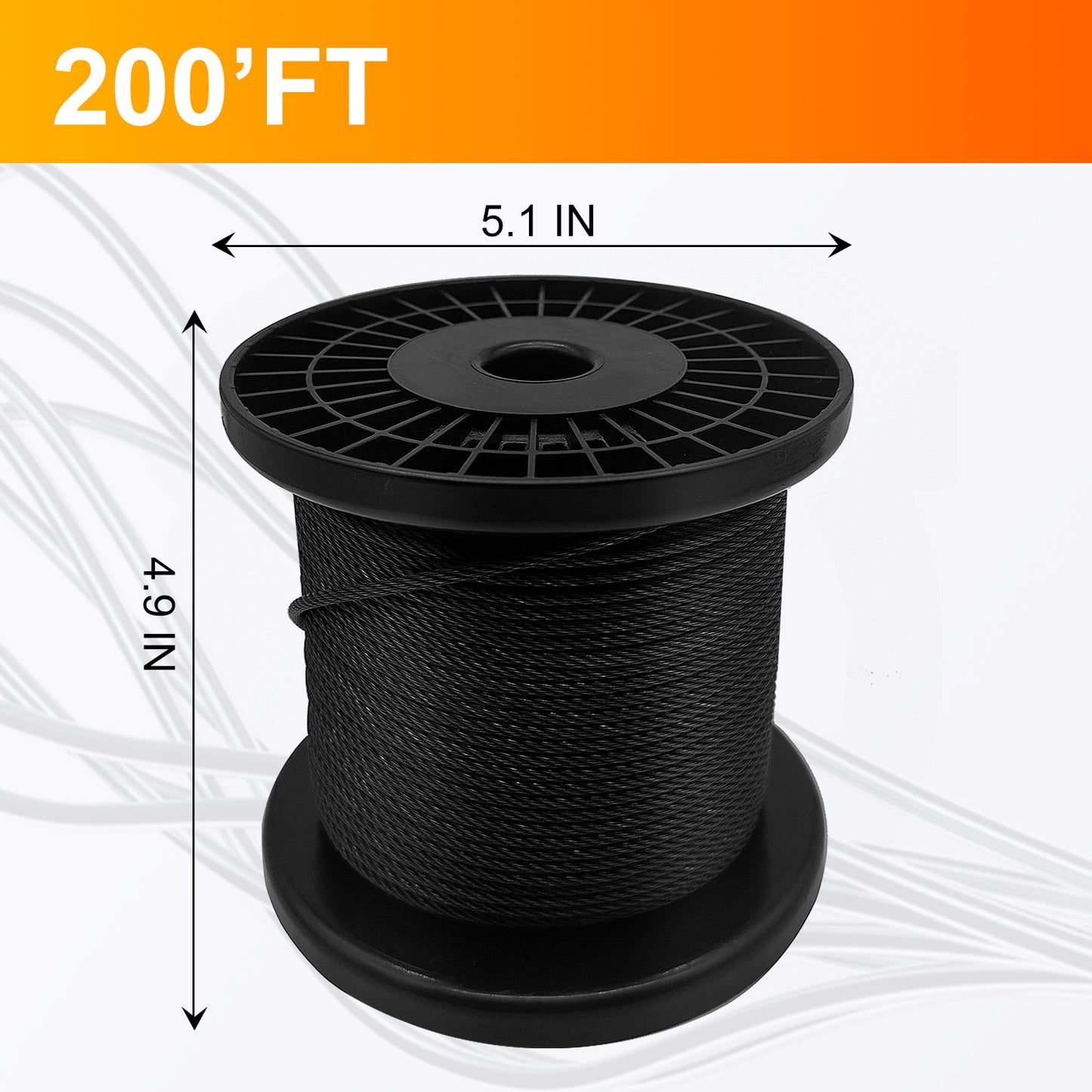 316 Stainless Steel Black Wire Rope