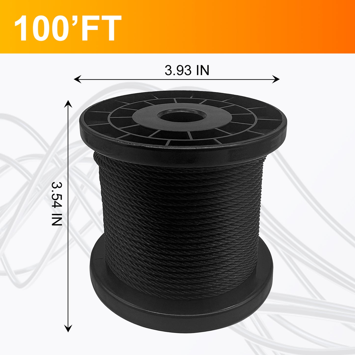 316 Stainless Steel Black Wire Rope