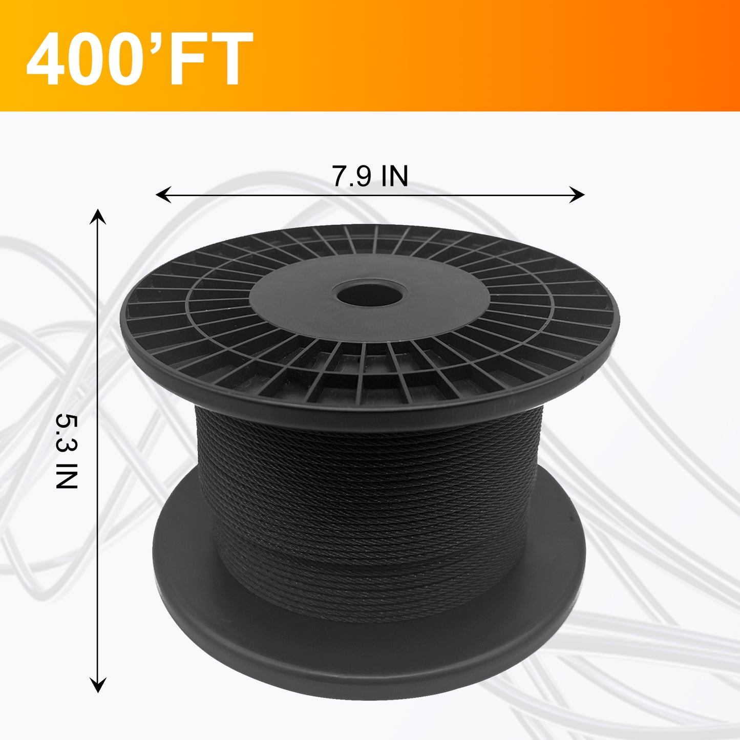 316 Stainless Steel Black Wire Rope