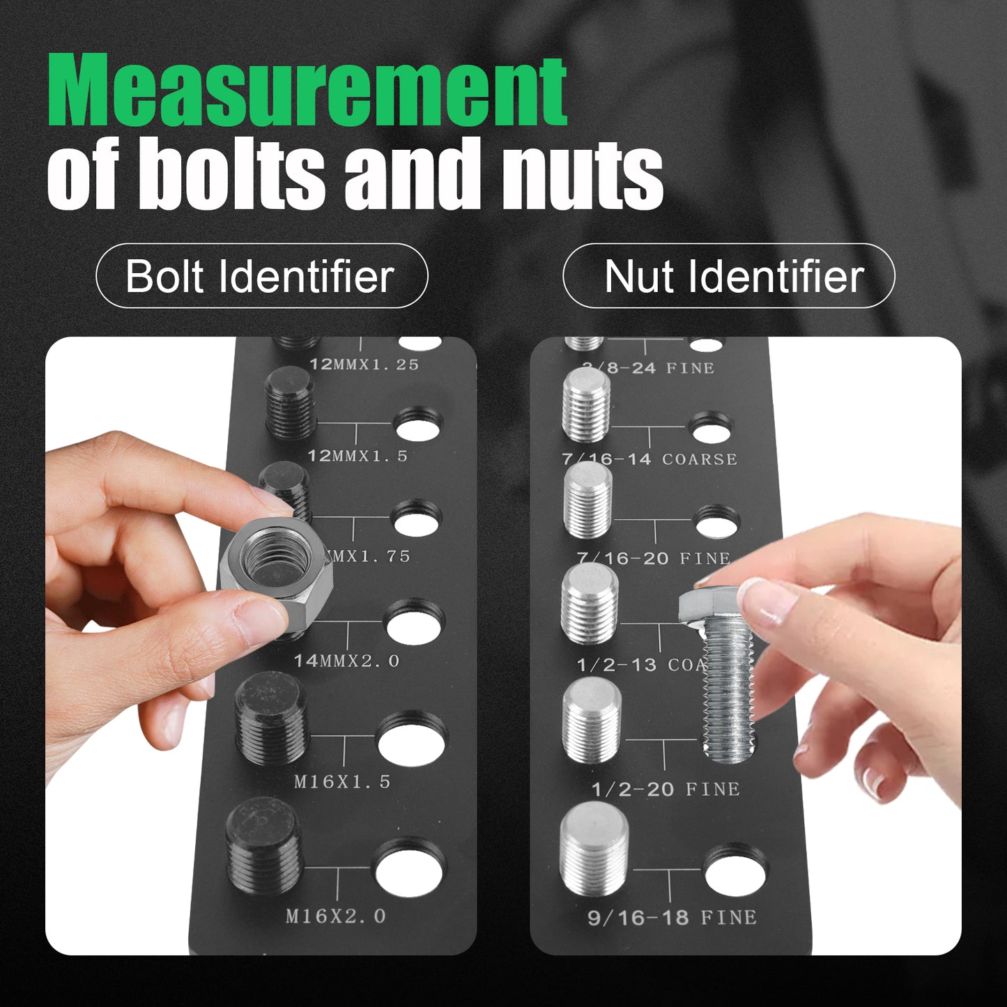 Stalye  panel shape Bolt and Nut checker