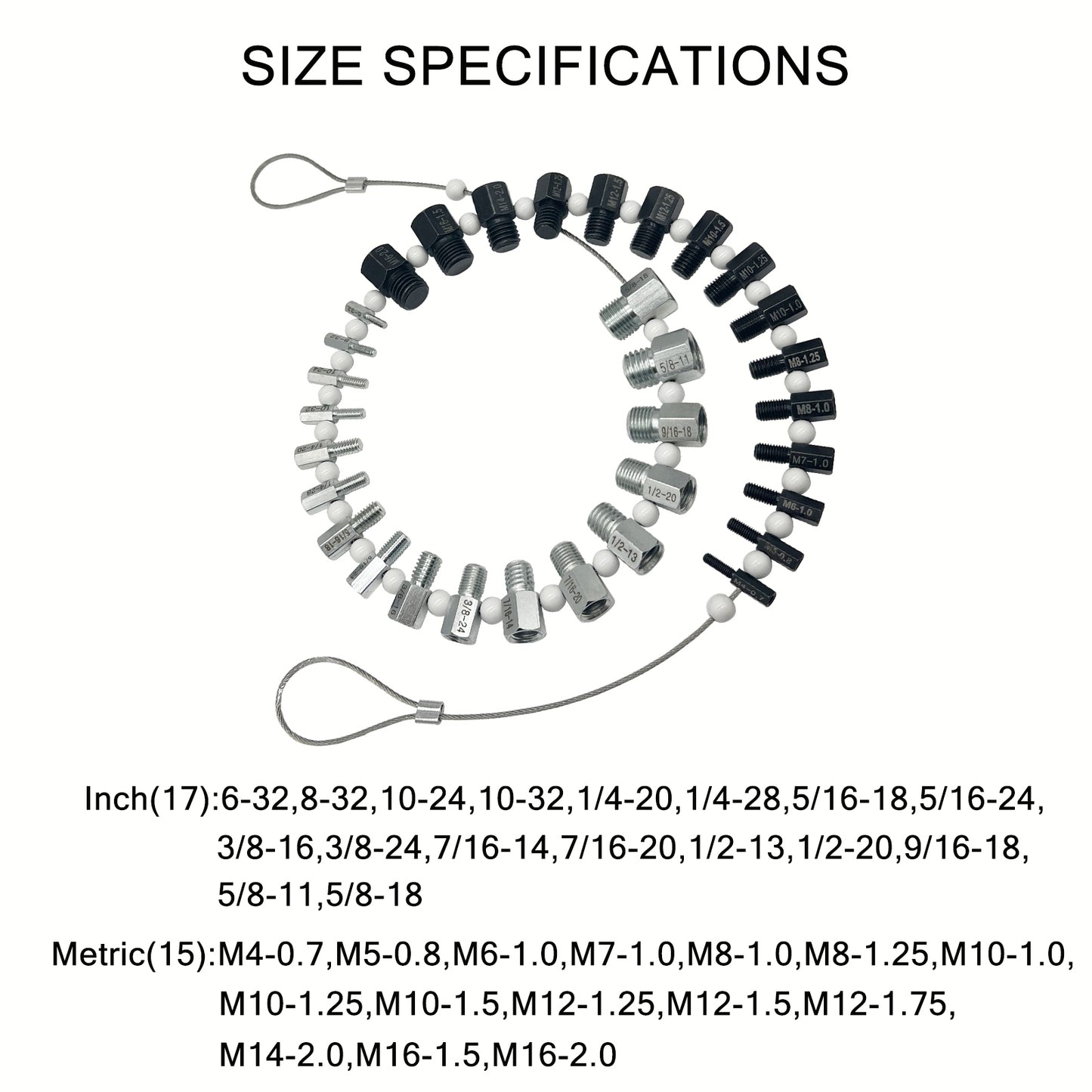 Stalye Line Nut and Bolt Thread Checker